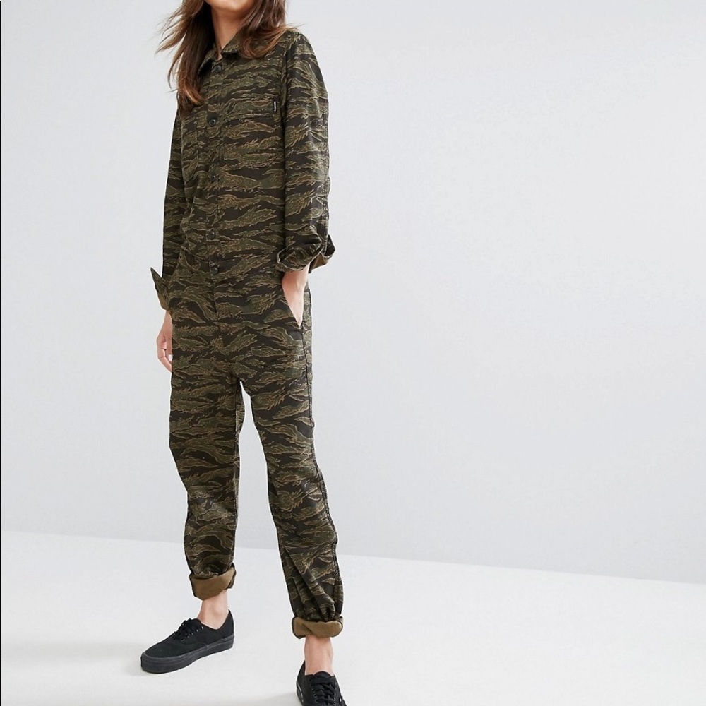 Carhartt WIP Camden Coverall - tiger camo - Large